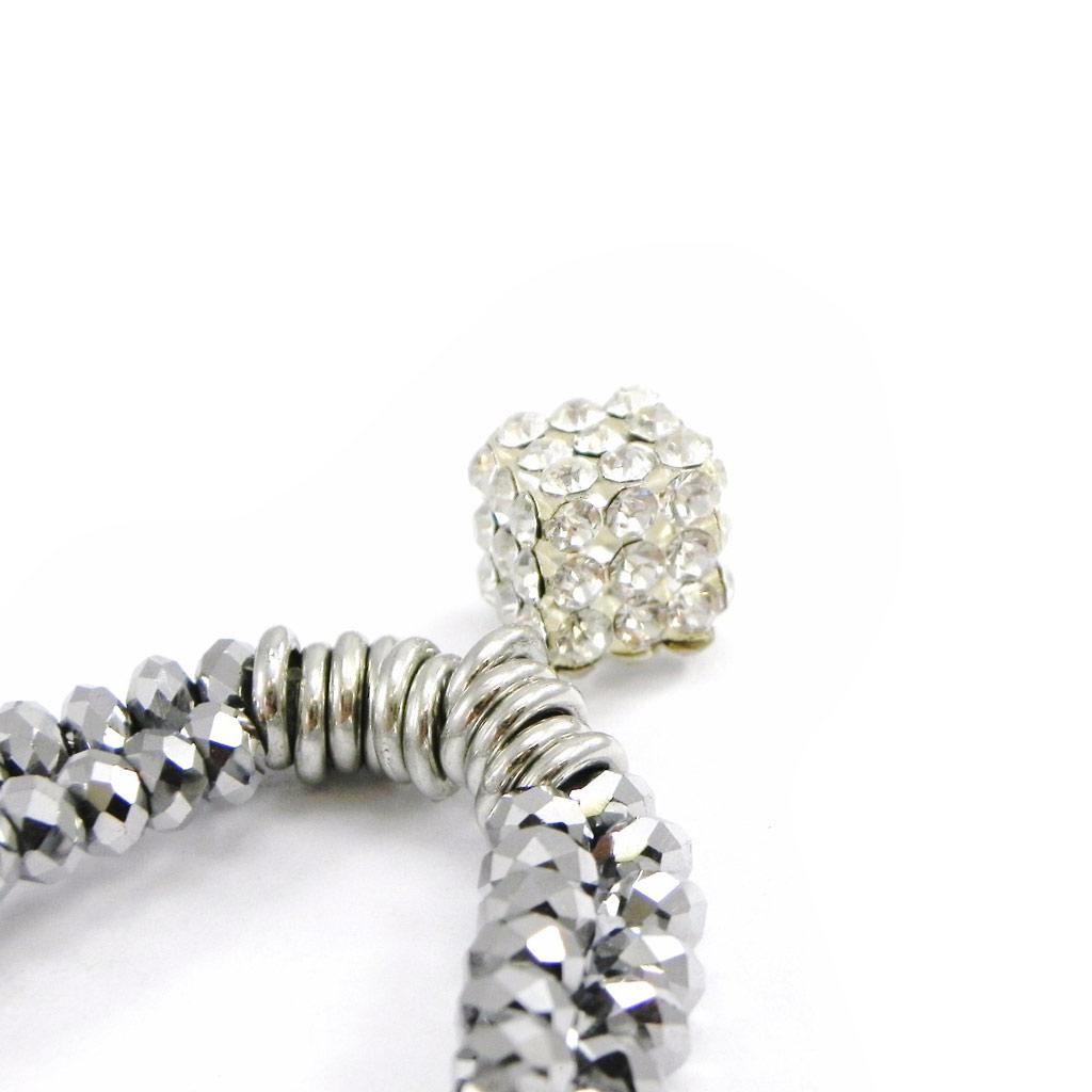 Les Trésors De Lily [I2755] - Дизайнерский браслет «Сисси» серебристо-серого цвета.