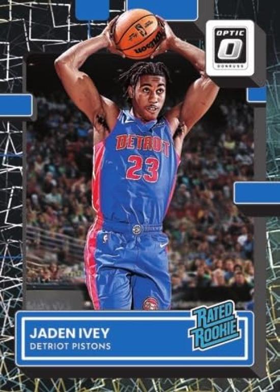 Panini Коробка с коллекционными баскетбольными карточками Donruss Optic Blaster 2022-2023.