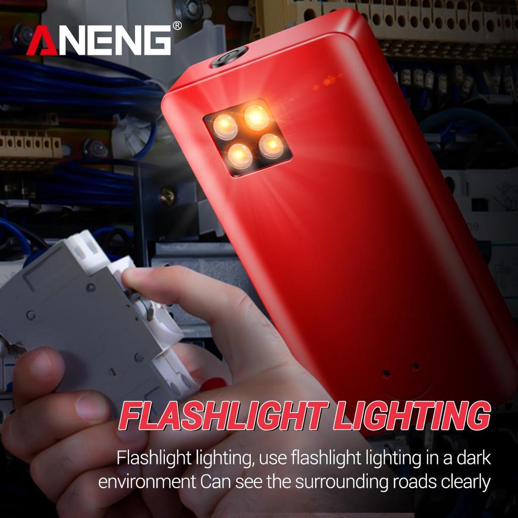 Aneng 621A умный цифровой мультиметр мультиметр с сенсорным экраном тестер транзисторов 9999 отсчетов True RMS автоматический диапазон постоянного/переменного тока 10 А метр