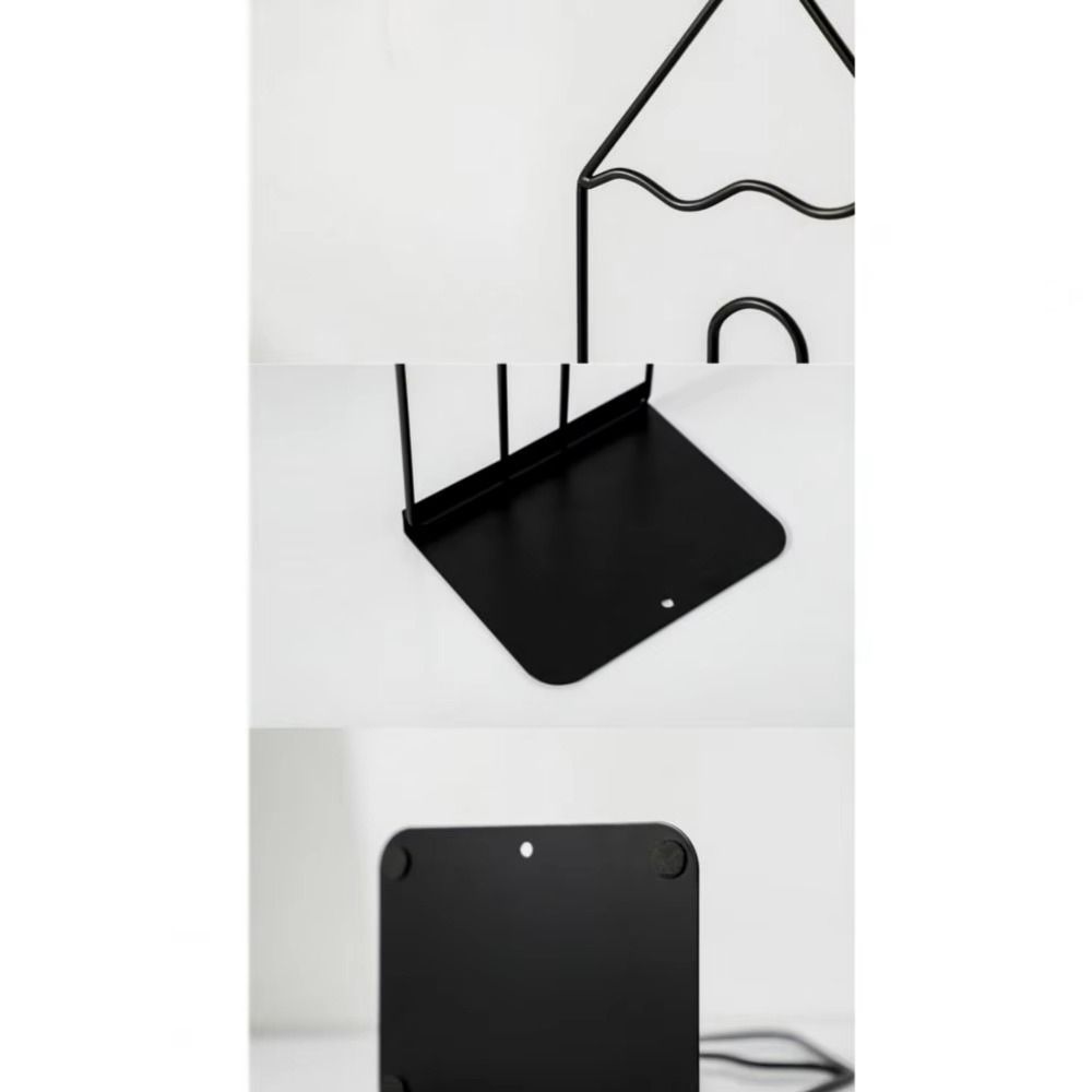 Hollow Simple Book Stand Anti-slip Desktop Bookshelf Nordic Style Document Holder Newspapers