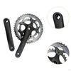 Bike Crankset Bicycle Crank Set 170mm Arm Riding for Mountain Road 50/34T 8/9 Speed