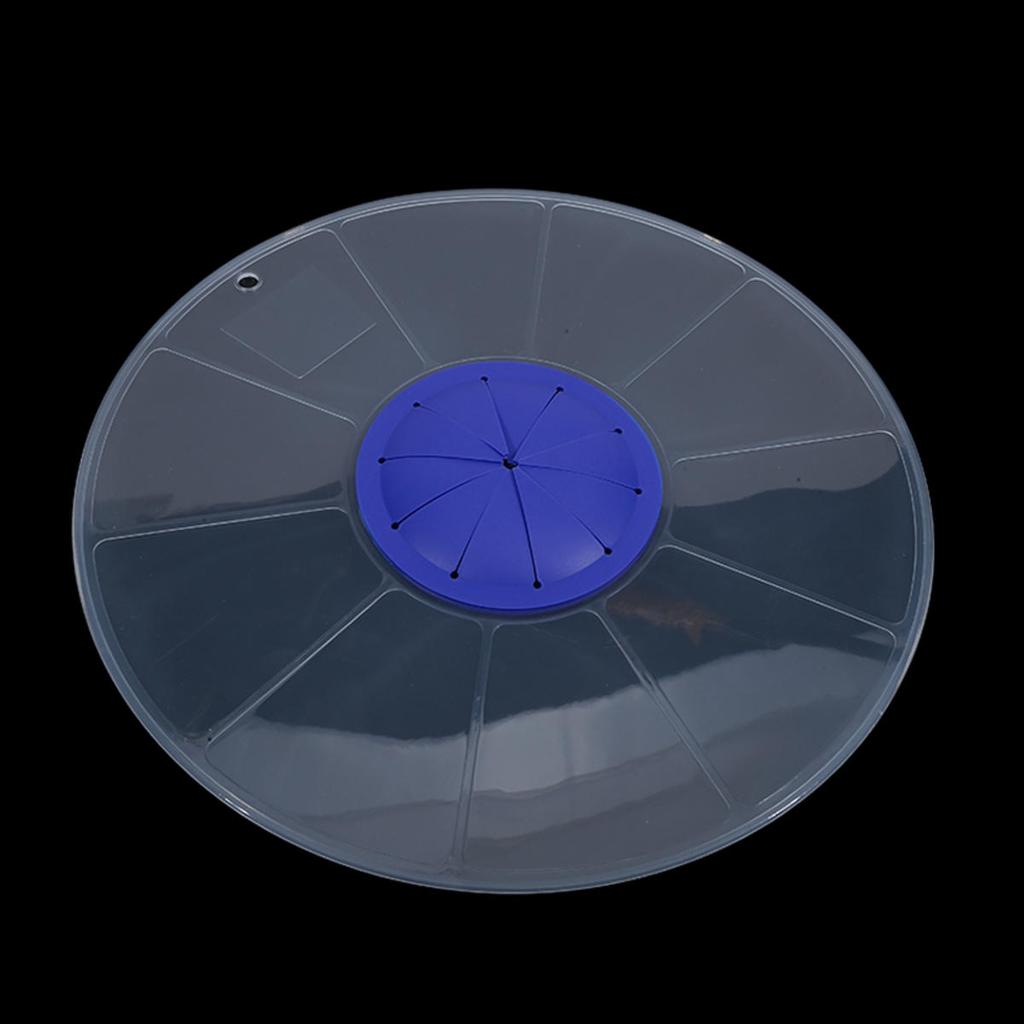 Крышка-брызговик для мисок для смешивания Круглая прозрачная пластиковая крышка для взбивания для ручных и стационарных миксеров, предотвращает разбрызгивание при взбивании яиц и крема