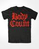 Футболка Body Count Черный Логотип Хип-Хоп, Хэви-Метал, Хардкор, Born Dead Унисекс Футболка