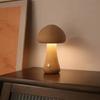 INS LED Night Light with Touch Switch Wooden Cute Mushroom Bedside Table Lamp for Bedroom Childrens Room Sleeping Night Lamps