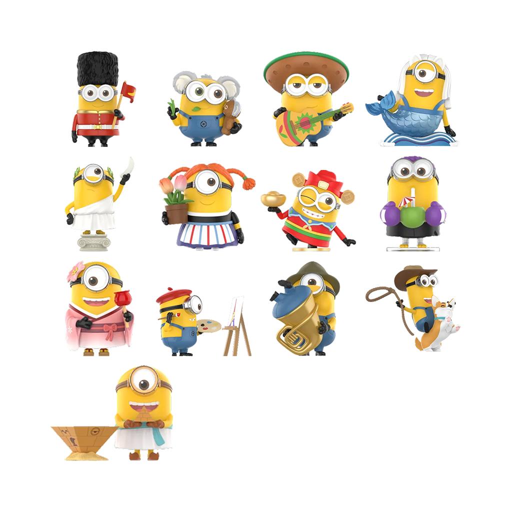Pop Mart Minions Bello World Series Figures Sealed Case (1 Blind Box)