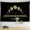 Гобелен Таро, настенный подвесной узор Солнца и Луны, богемное животное, психоделическое колдовство, хиппи, домашний декор