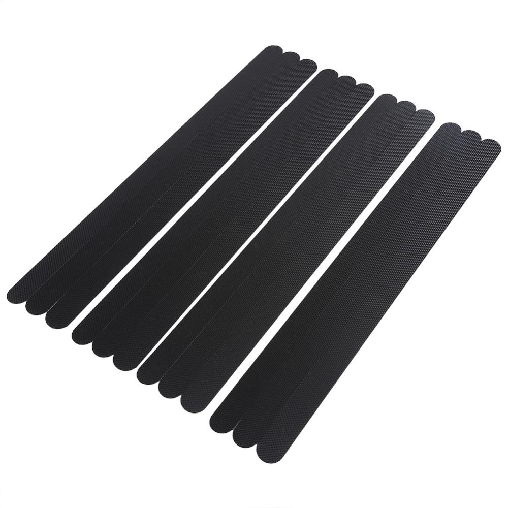 12 PCS PEVA Safety Strip Black Blue Shower Sticker Non-Slip Skid Strip Home Supply