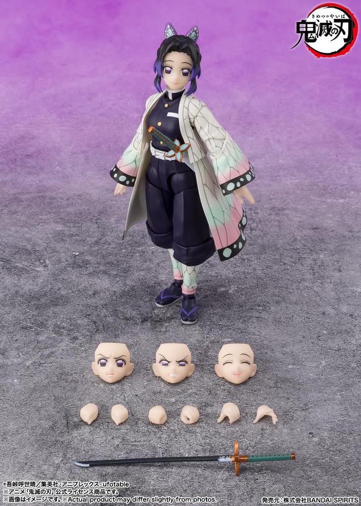 TAMASHII NATIONS S.H.Figuarts Demon Slayer: Kimetsu No Yaiba Shinobu Kocho Approx. 130mm PVC & ABS Painted Movable Figure