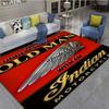 Indian Motorcycles Retro Plush Carpet, Bedroom Windows, Bedside Home Decoration Carpet, Heavy-duty Motorcycle Men's Gift
