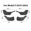 Противоударные накладки на двери автомобиля Для Tesla Для Model Y / 3 Защитная накладка на боковую панель двери из ПУ-кожи Антигрязевая накладка Декор салона автомобиля