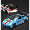 1/32 Porsche 911 Targa 4S Martini Racing Edition Спортивный автомобиль Сплав Литой Модель автомобиля Высокая симуляция Украшения Орнамент Подарок
