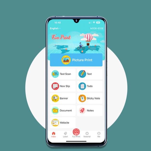 Portable M12 Mini Thermal Printer: Digital Photo & Label Maker, Ideal Children's Gift