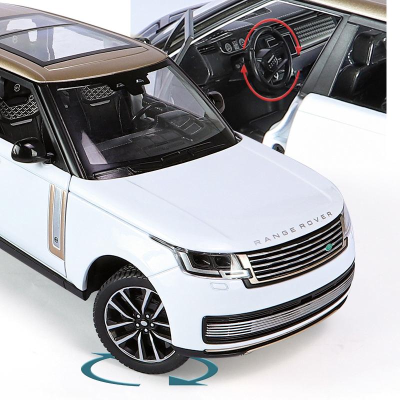 1:24 Sv2022 Suv Alloy Model Car Toy Diecasts Casting Car Toys For Children Vehicle Openable Parts 4-Wheel Suspension Ornament