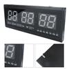 Led Wall Clock Green Digital Large Big Jumbo LED Wall Timer Clock With Calendar Temperat