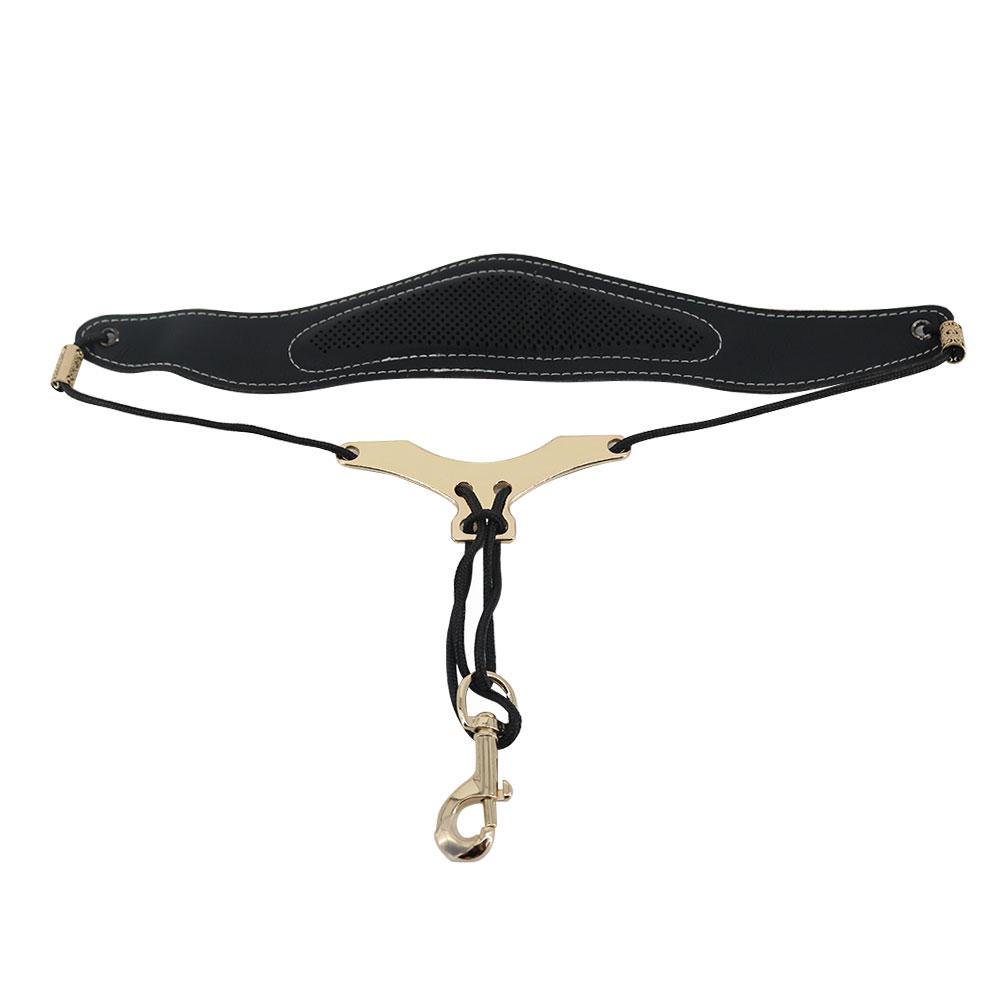 Универсальный регулируемый ремешок для саксофона из ПУ кожи, ремешок для саксофона, металлический крючок, дышащий дизайн для тенора, сопрано, альт-саксофона