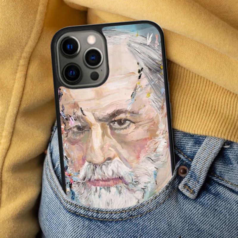 Sigmund Freud Soft Phone Case for iPhone 17 Air 16e Pro max 15 Pro 13 14 Plus 11 12 MagSafe Magnetic Coque