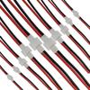 10 Pairs 2-Pin 2.0 JST Silicone Cables for LiPo RC Batteries | 22AWG, 10cm | Male-Female Connectors | Compatible with Quadcopters