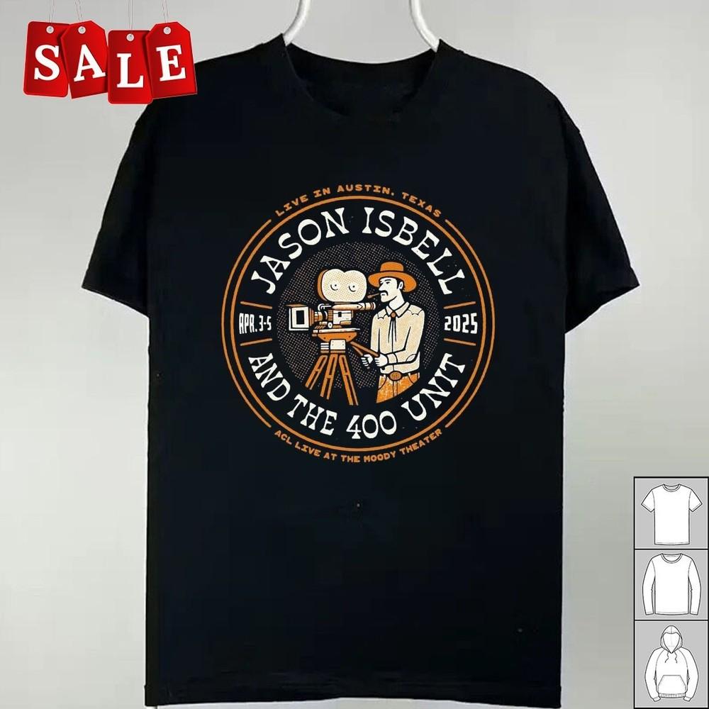 New Jason Isbell and the 400 Unit Gift For Fans Unisex S5XL Shirt SS530 Unisex T-Shirt