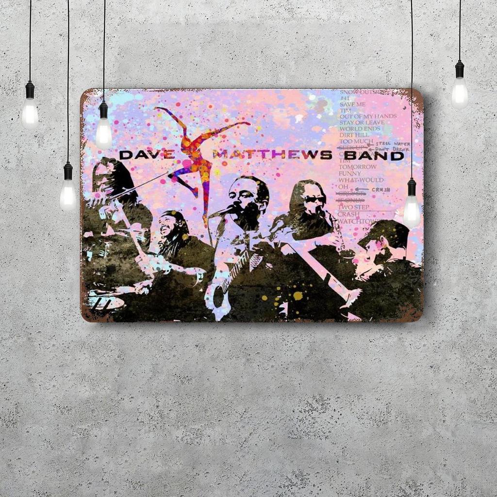 dave matthews band Metal Signs wall decor Vintage Tin Signs Captain Metal Poster Decor for Bar Pub Club Wall Decoration