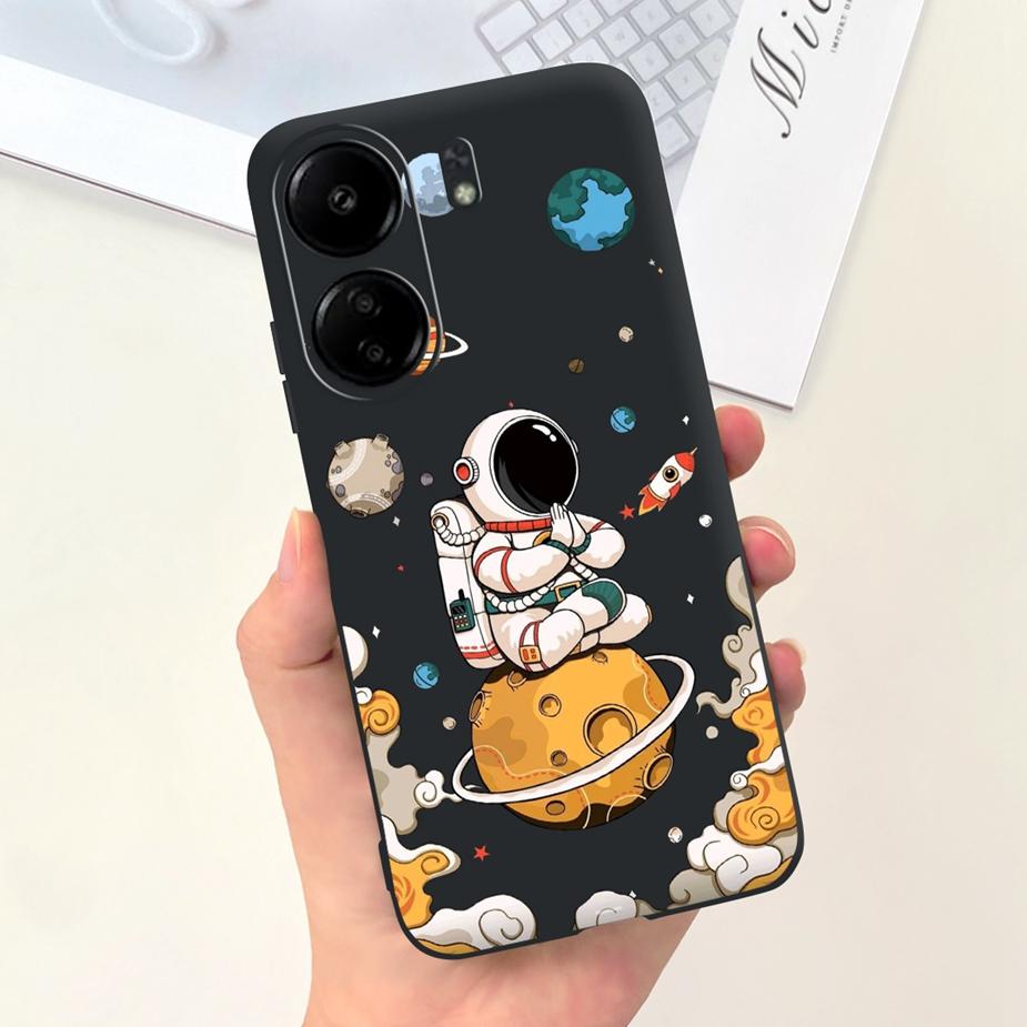 For Xiaomi Poco C65 Case Redmi 13C Cute Fashion Cartoon Cover Soft Silicone Phone Case For Xiaomi Redmi 13C Poco C65 C 65 Bumper