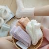 Coral Fleece Socks Solid Color Medium Tube Socks Season Fleece Thickened Warm Furry Home Floor Sleeping Socks