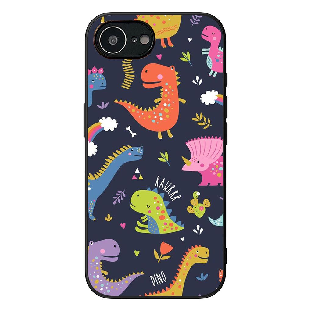 Soft Cover for Samsung Galaxy Note 20 9 8 S8 S10 S9 Plus A54 A33 A21S A31 M21 S10E A17 Coque Phone Case Cartoon Dinosaurs