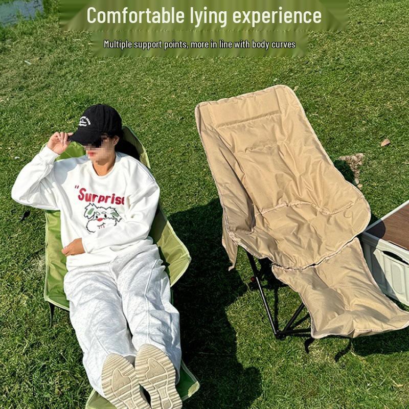 Регулируемое складное кресло-шезлонг для отдыха на открытом воздухе с трехпозиционной спинкой — идеально подходит для офиса, кемпинга или отдыха.