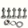 560-piece stainless steel hex bolt, nut, spring, and washer set, M3, M4, M5, and M6, lengths ranging from 10mm to 40mm.
