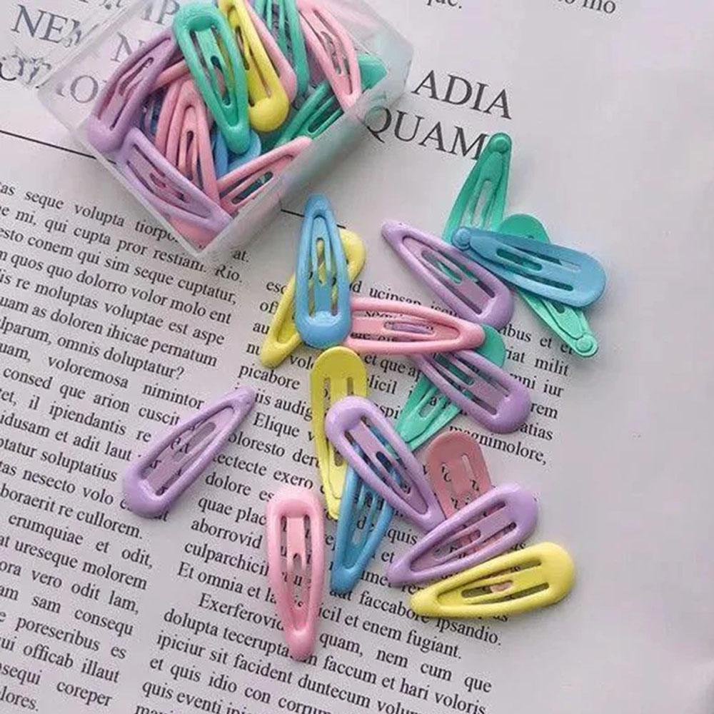 Новые Модные Заколки для Волос для Девочек Милые Разноцветные Заколки для Волос в Форме Капли Воды Сладкие Аксессуары для Волос Детские Заколки Зажим-слайдер Мода