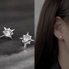 Unisex Stainless Steel Vintage Gothic Punk Cubic Zircon Stud Earrings for Men Women Hypoallergenic Surgical Steel Jewelry Gifts