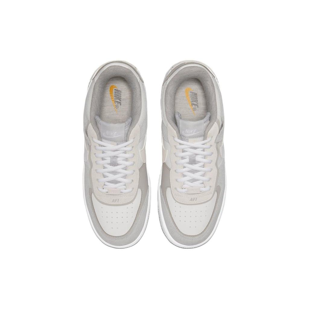 Nike Air Force 1 Shadow Grey Флисовые женские кроссовки Summit-White White FB7172-111
