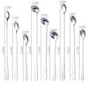 Bartender Coffee Long Handle Ice Cream Cocktail Stirring Tool Bar Spoon Teaspoon Mixing Stirrers