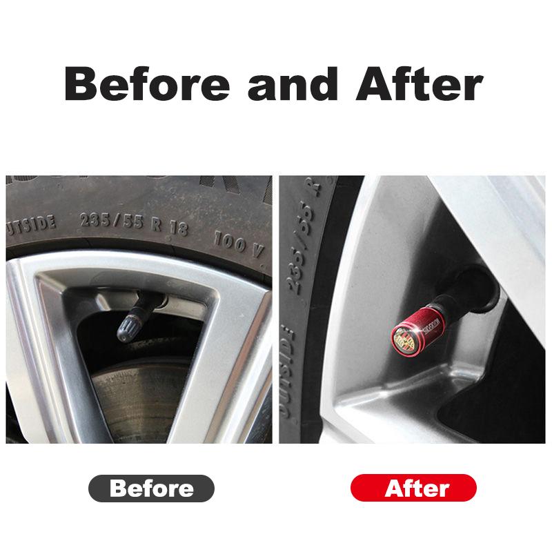 4 шт. Колпачки для клапанов колес автомобиля из алюминиевого сплава, Крышки штоков шин для Porsche Panamera Macan 911 718 Taycan Boxster Cayman 918 Pajun