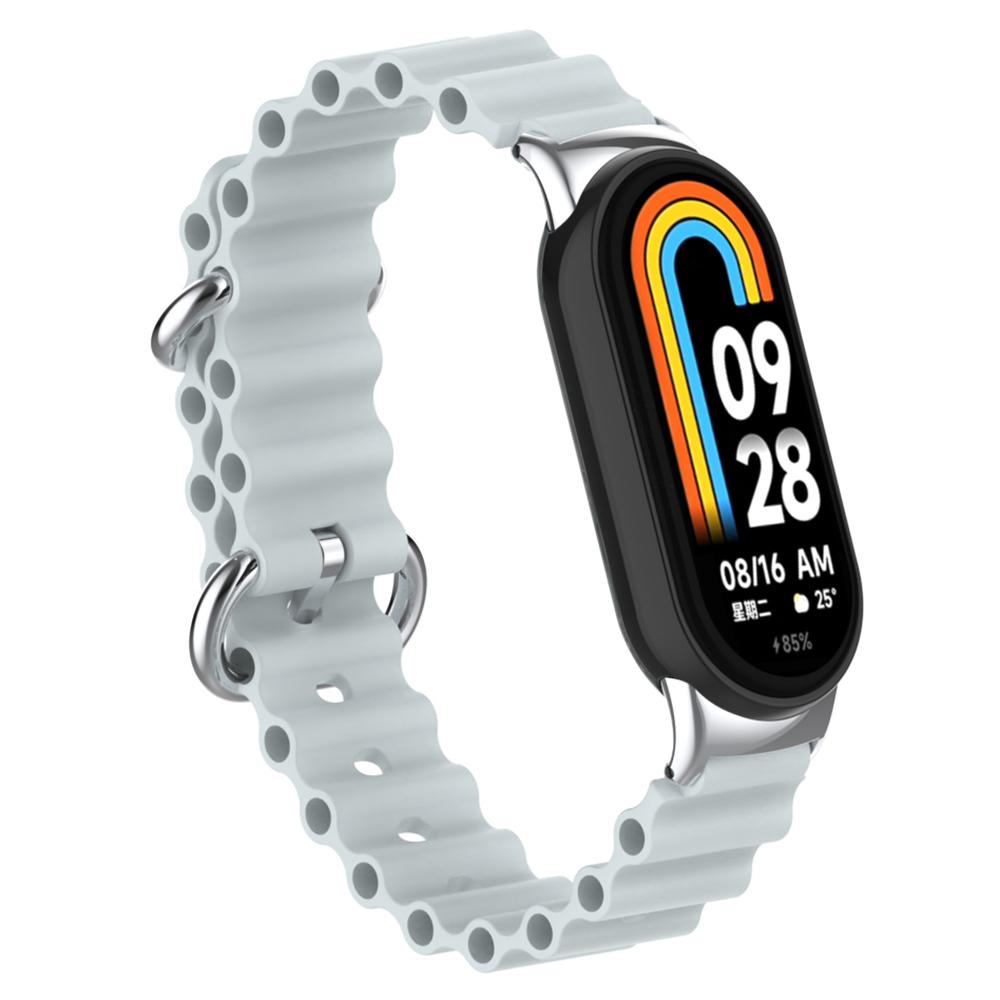 For Xiaomi Smart Band 9 NFC/9/8 NFC/8 Ocean Band Adjustable Loop Sport Watch Strap with Connector
