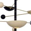 5-ламповый подвесной светильник Mid Century Modern Raw Brass Sputnik люстра Fixtu