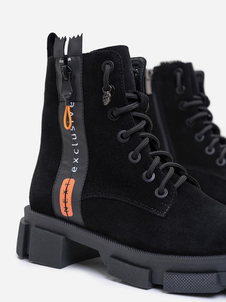 Замшевые ботинки с вставкой ISSA PLUS