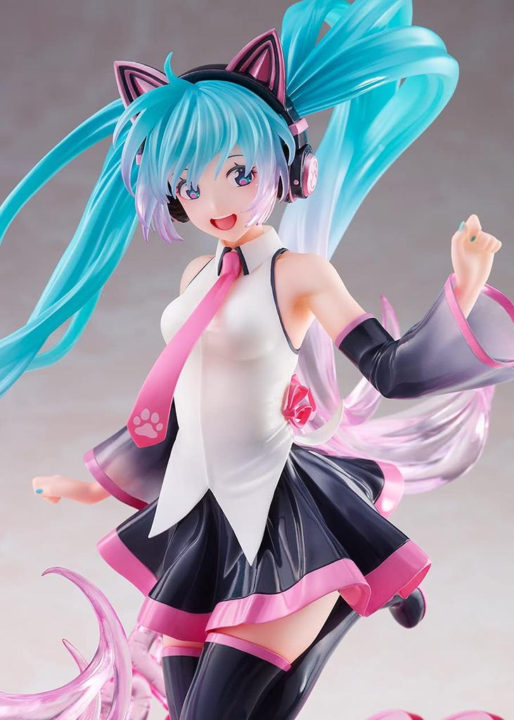TAITO Hatsune Miku Birthday2021 AMP Figure Cat ~Happy Ver.~