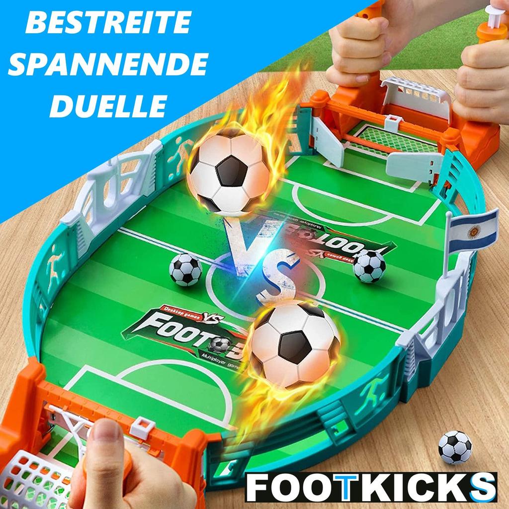 FOOTKICKS Mini Football Table Soccer Table Pinball Soccer Table Table Soccer