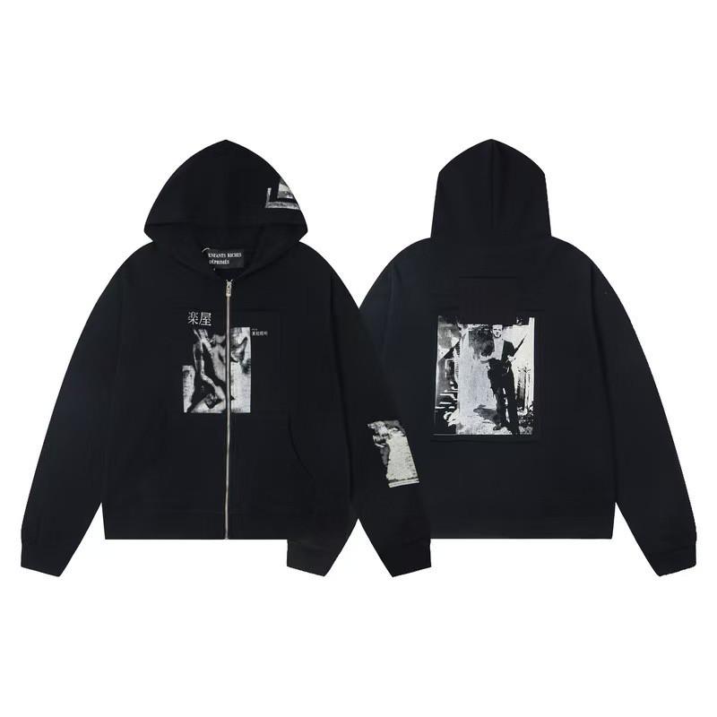 2025 Unisex Oversized Hooded Sweatshirt With Vintage Character Print Loose Fit Streetwear Casual Top