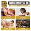Имбирное масло для тела Увлажняющие увлажняющие средства Питательное массажное масло Натуральное эфирное масло для сухой кожи 30 мл