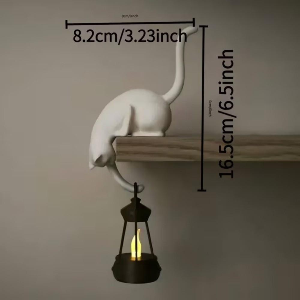 Creative Cat-Shaped Wall Hook Cute Decorative Hook Cartoon Animal Wall Hanger Office Desk
