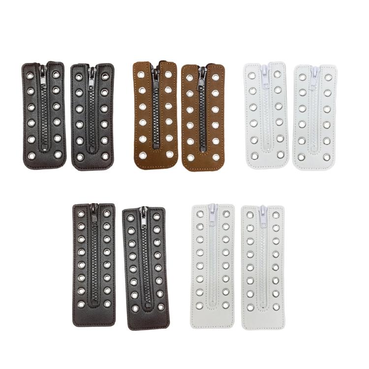 Водонепроницаемая шнуровка из ПУ-кожи на молнии, сменная, с 8 отверстиями, для мужской и женской обуви, ботинок, аксессуары