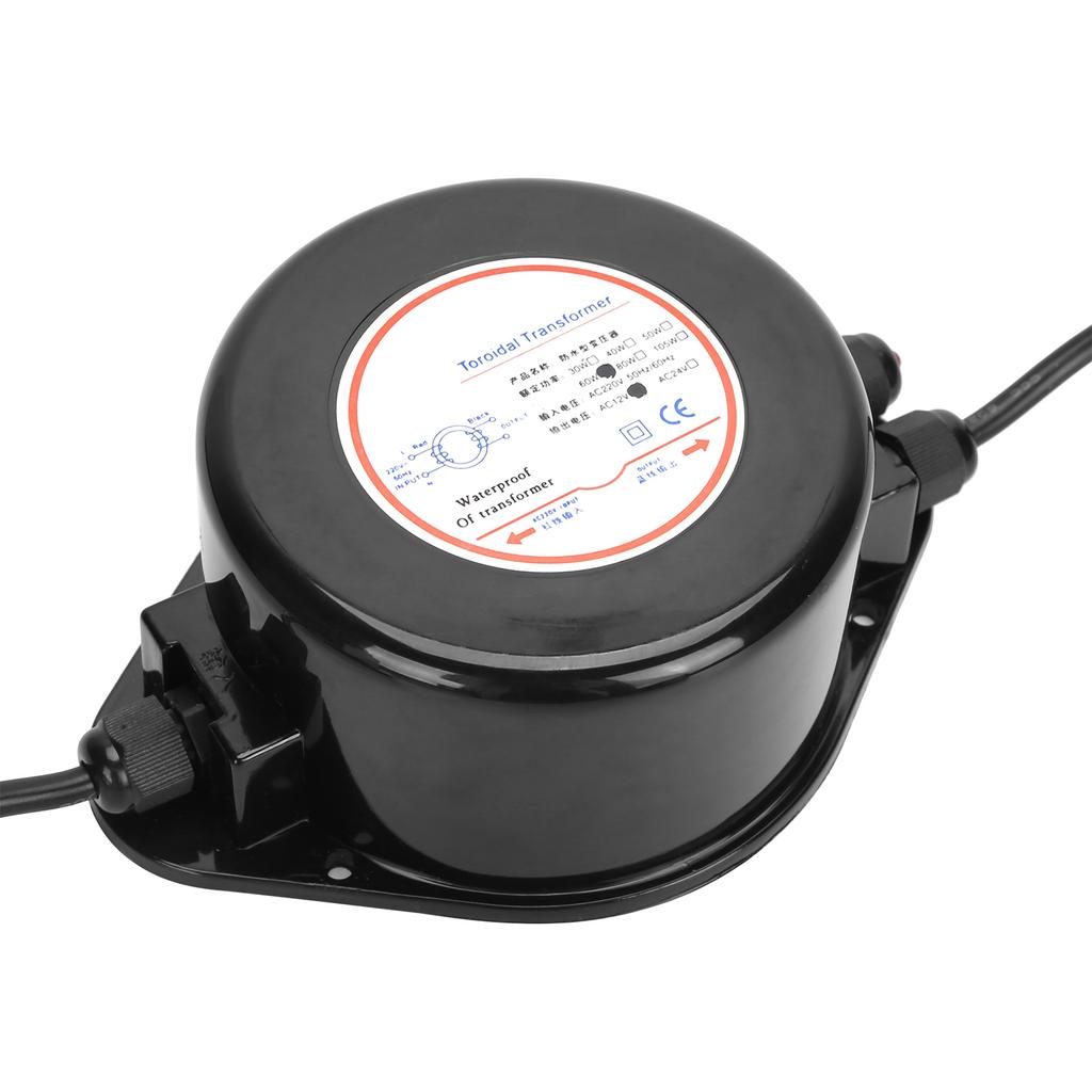 60 Вт водонепроницаемый электронный трансформатор в AC12V преобразователь напряжения переменного тока для светодиодов CN