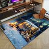 camping christmas Crystal Velvet chair mat Area Rug - Non-Slip, Floor Mat, Office Desk Chair Rugs, Bedroom Decor.Christmas Gift-1106009