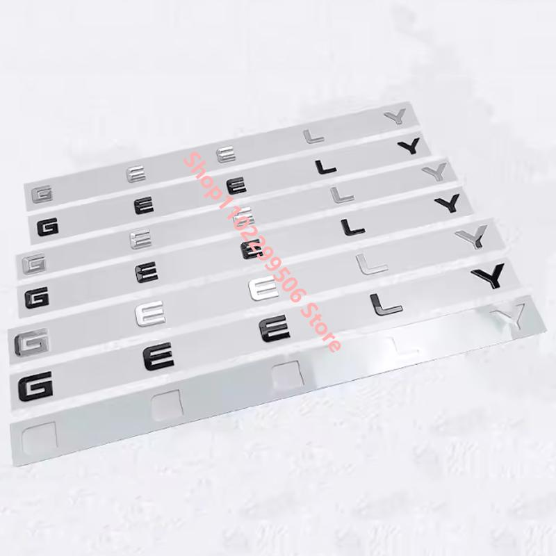 GEELY lettre étiquette Badge coffre voiture autocollants pour Geely série Atlas EmgrandGT monjaro coolray corps modifié coffre a