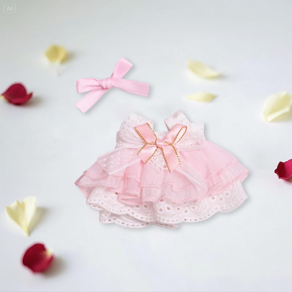 Юбка для милой куклы подойдет для кукол ростом 15-17 см.