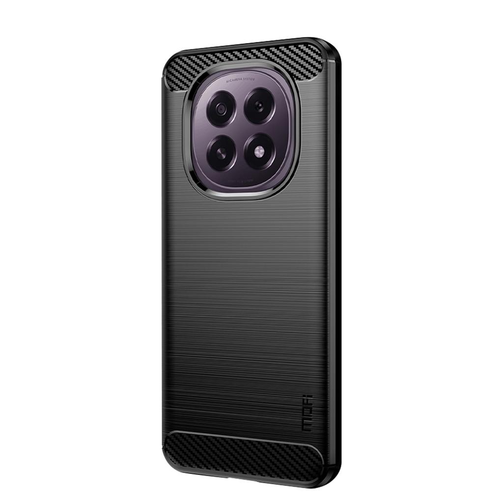 For Oppo A5 5G/Oppo F29 5G Back Cover MOFI Brushed Texture Carbon Fiber Soft TPU Case