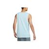 Nike Dri-Fit High Neck Solid Color Pullover Vest Men Tops Glacier-Blue DV9842-474