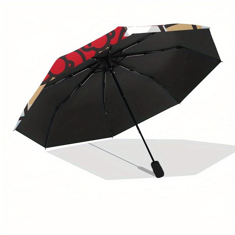 1pc Hello Kitty Summer Theme Umbrella with Plastic Handle,Suitable for All Seasons Home Travel Outdoor UmbrellaSanlio698