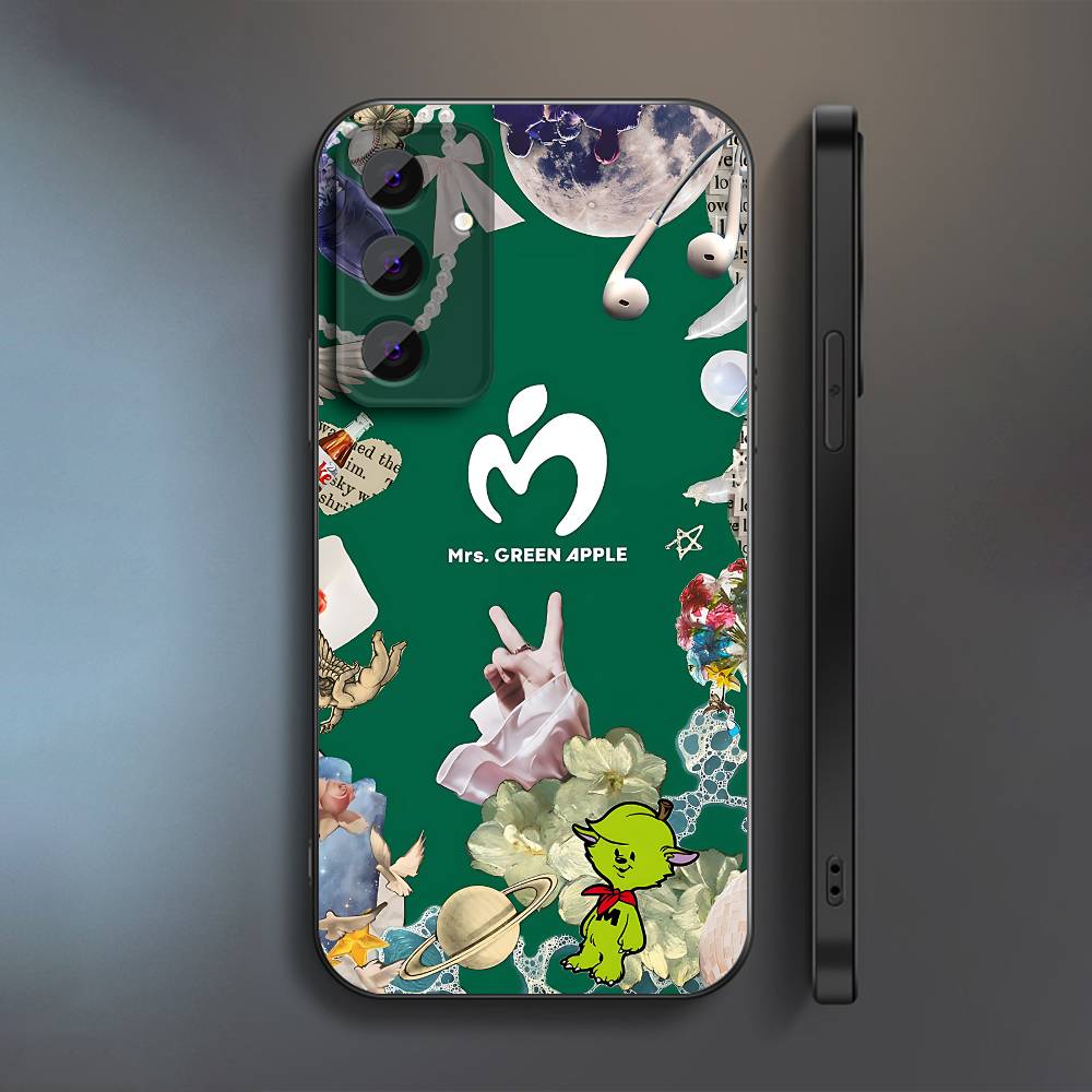 MGA M-Mrs GREEN APPLE Lilac Phone Case For Samsung S26,S24,S22,S25,S23,S30,S21,Ultra,Plus,5G ,Fe,Lite Shockproof Cover